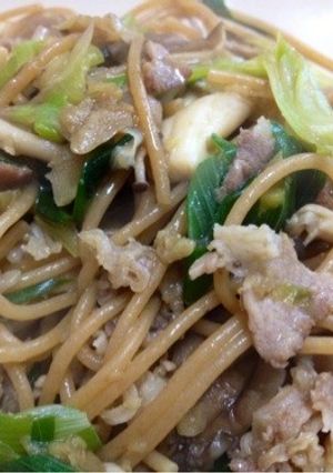 生姜とネギの和風パスタ-レシピのメイン写真