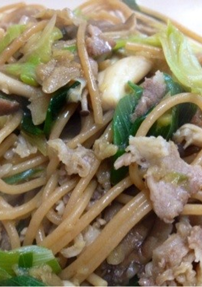 生姜とネギの和風パスタ-レシピのメイン写真