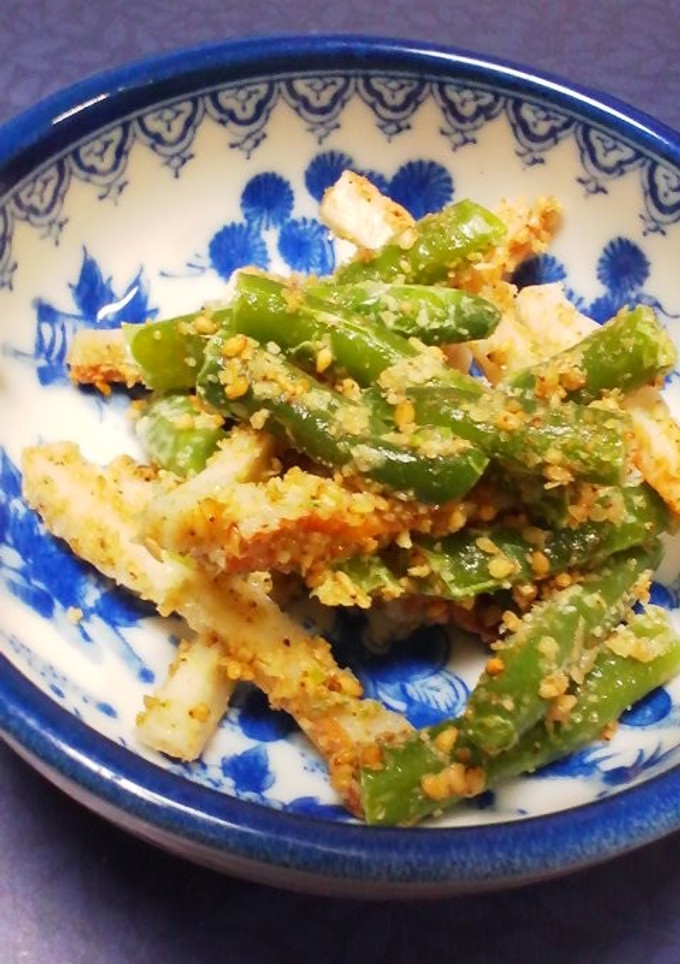 三度豆と竹輪のゴママヨ-レシピのメイン写真