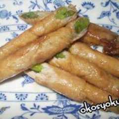 รูปของ 豚肉のニンニクの芽巻き