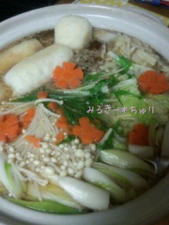ホッカホカ*きりたんぽ鍋-レシピのメイン写真
