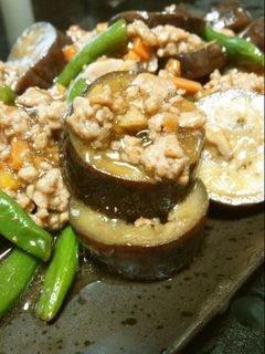 *茄子のとろ~り挽き肉あんかけ*-レシピのメイン写真