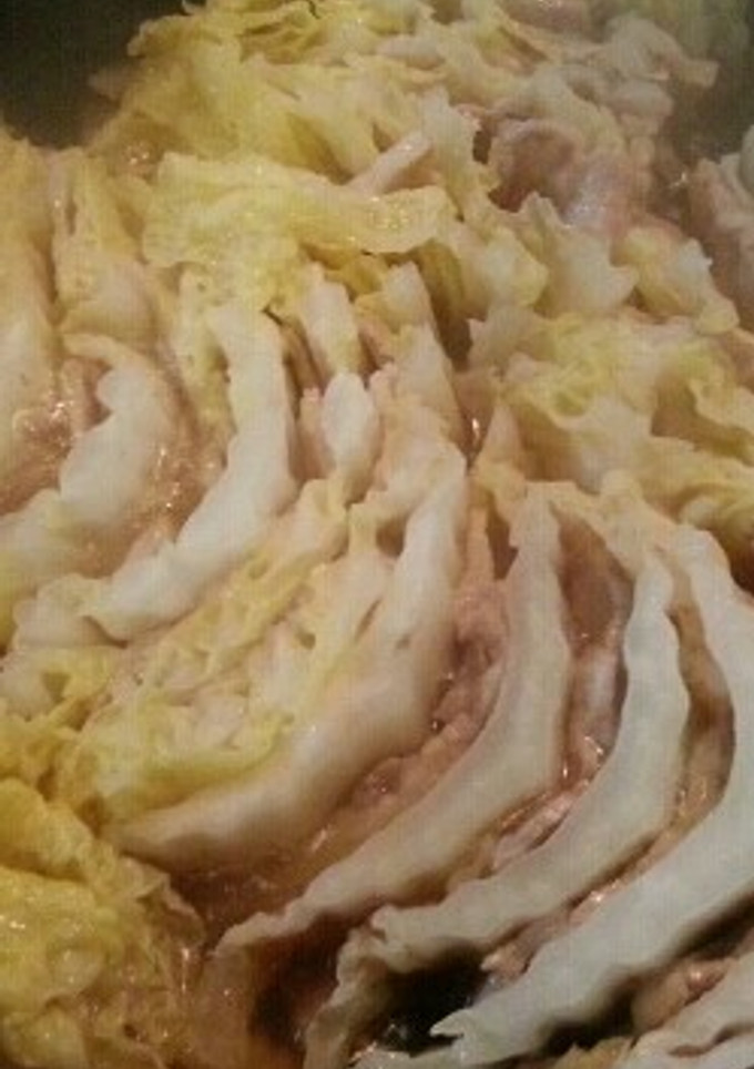 白菜とブタの重ね煮-レシピのメイン写真