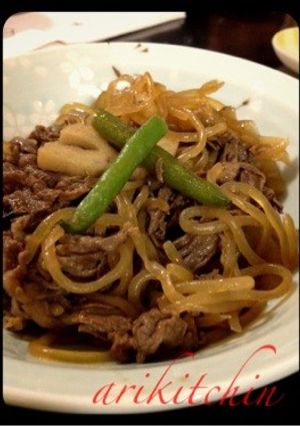 ☆牛肉糸こん煮☆-レシピのメイン写真