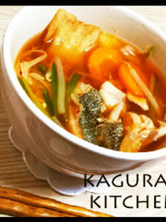 冷え性改善スープ1:鱈とキムチのスープ-レシピのメイン写真