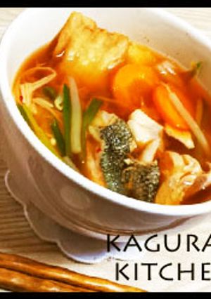 冷え性改善スープ１：鱈とキムチのスープ-レシピのメイン写真