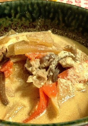 からだポカポカ　クリーミー豆乳豚汁-レシピのメイン写真