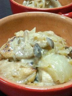 鶏胸とキノコのみそクリーム煮-レシピのメイン写真