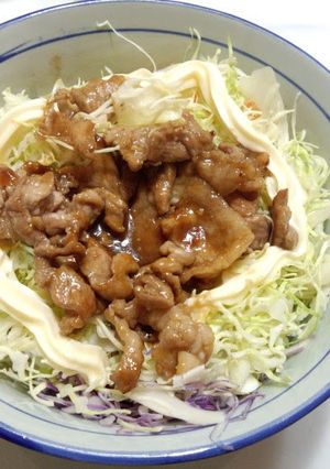 千切りキャベツで豚丼♪-レシピのメイン写真