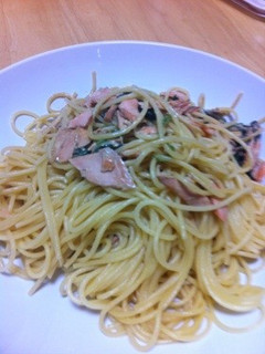 鮭の醤油マヨパスタ-レシピのメイン写真