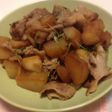 豚バラと大根じゃがいもの甘辛煮