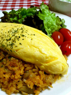 半熟とろとろ*チキンライスのオムライス-レシピのメイン写真