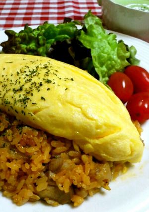 半熟とろとろ＊チキンライスのオムライス-レシピのメイン写真
