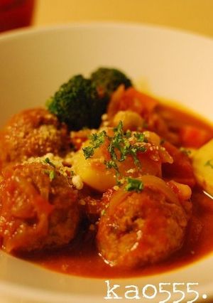 ミートボールのトマト煮-レシピのメイン写真