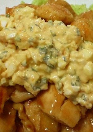 塩麹鶏むねで★タルタルたっぷり照り焼き-レシピのメイン写真