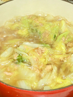 ルクルーゼde白菜とツナのうま煮-レシピのメイン写真
