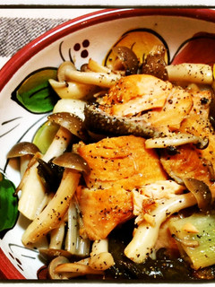 鮭と長ネギの塩ワイン煮-レシピのメイン写真