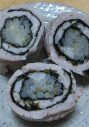 塩麹豚の海苔もやし巻き-レシピのメイン写真