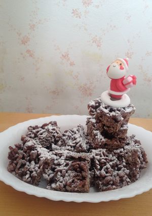 チョコクリスピーで☆クリスマスのお菓子☆-レシピのメイン写真