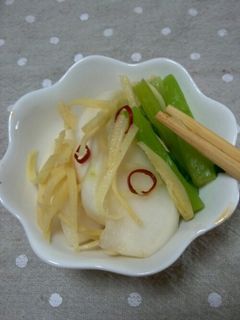 カブと生姜のお漬け物♪-レシピのメイン写真