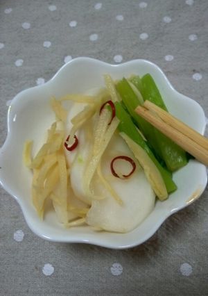 カブと生姜のお漬け物♪-レシピのメイン写真