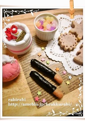 【キャラ弁にウィンナーdeポッキー】-レシピのメイン写真