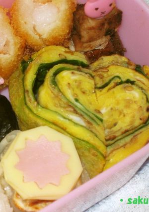 お弁当に♪ほうれん草ゴマたまご-レシピのメイン写真