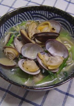 浅蜊のダイエット中華そば-レシピのメイン写真