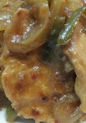 玉ねぎﾄﾞﾚｯｼﾝｸﾞ★鶏肉ソテー-レシピのメイン写真