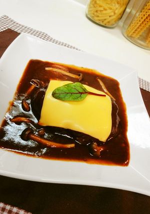 トマトたっぷり＊煮込みハンバーグ＊-レシピのメイン写真