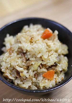 すき焼きリメイク♡絶品！炊き込みご飯♪-レシピのメイン写真
