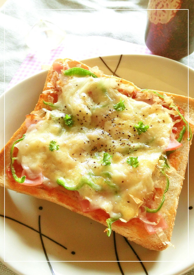 ⋆ちょっと和風⋆な　ぴざとーすと。-レシピのメイン写真