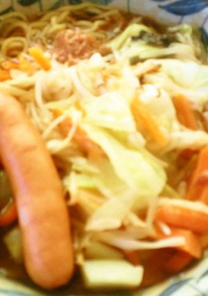 体あったか梅生姜あんかけラーメン-レシピのメイン写真