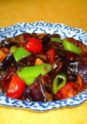 揚げ茄子とトマトの炒め物　(魚香茄子）-レシピのメイン写真