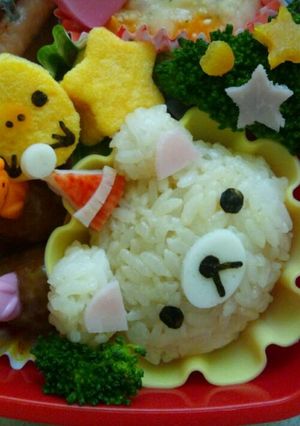 コリラックマのクリスマス☆キャラ弁-レシピのメイン写真