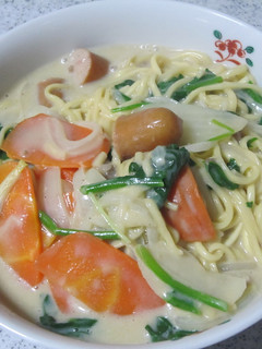 ミルクラーメン-レシピのメイン写真