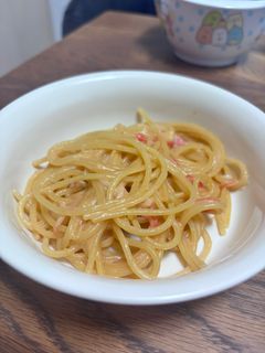 かにクリームパスタ-レシピのメイン写真