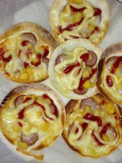 ◆餃子の皮ピザ ◆-レシピのメイン写真