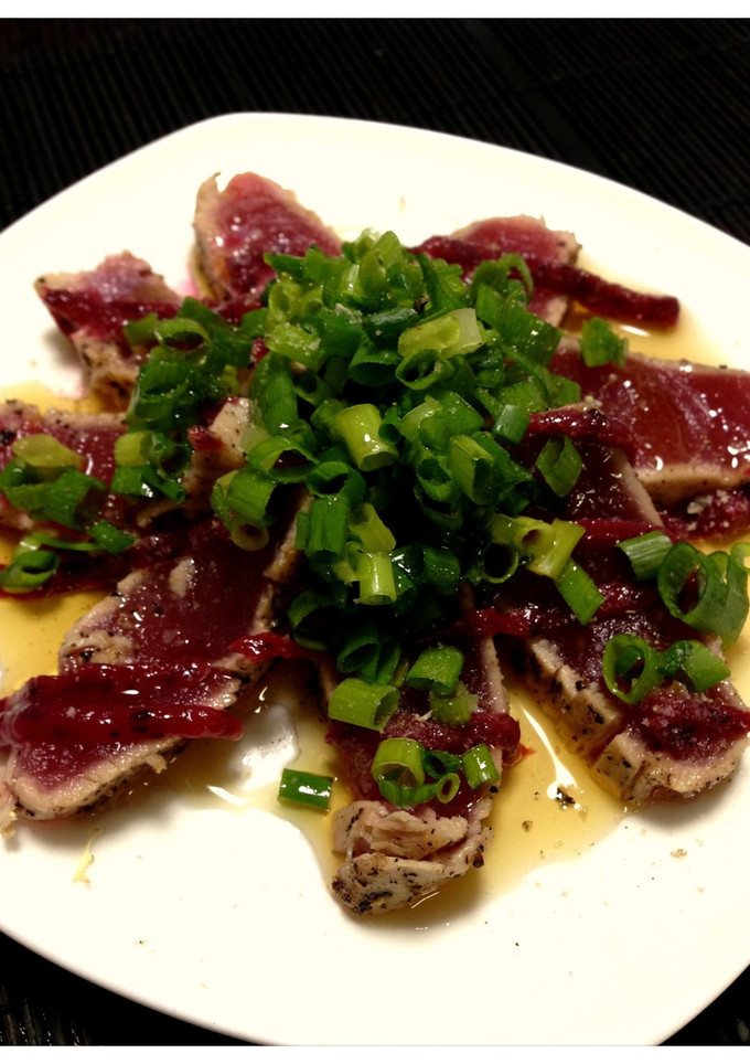 まぐろの梅肉ごま油-レシピのメイン写真
