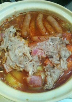自家トマト鍋♪-レシピのメイン写真
