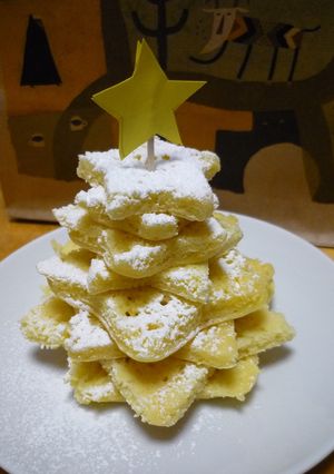 ホットケーキのツリーでクリスマス気分♪-レシピのメイン写真
