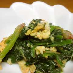 รูปของ 簡単すぎ！ほうれん草となめ茸の炒め物