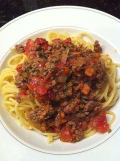 ミートソーススパゲティ-レシピのメイン写真