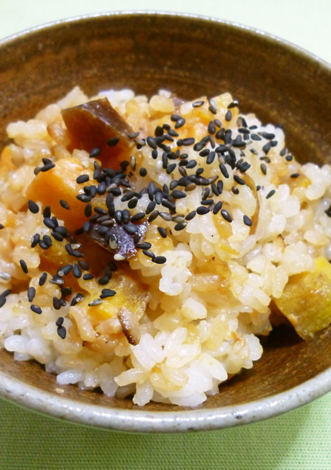 柿の炊き込みご飯-レシピのメイン写真