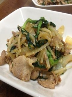豚ニラもやし☆にんにく醤油炒め-レシピのメイン写真