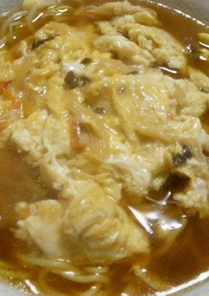 麺の力にカニ玉のせて-レシピのメイン写真