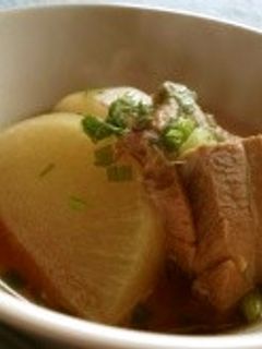 レトルト活用で簡単♪豚角煮と大根の軟か煮-レシピのメイン写真
