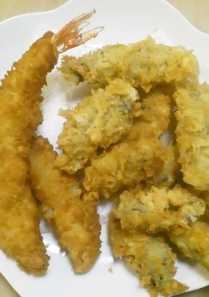料理人の家のエビフライとカキフライ-レシピのメイン写真