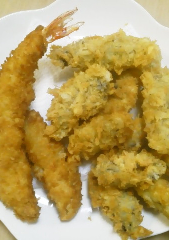 料理人の家のエビフライとカキフライ-レシピのメイン写真