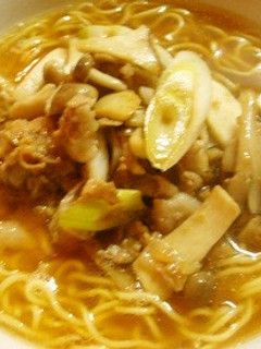 豚肉ときのこのあったかラーメン-レシピのメイン写真